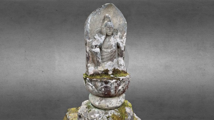 川俣町頭陀寺の如意輪観音像 3D Model