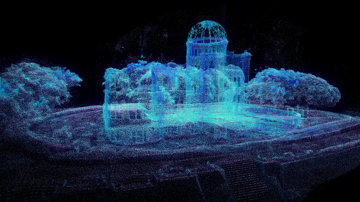 Hiroshima Peace Memorial - Point Cloud Style 3D Model