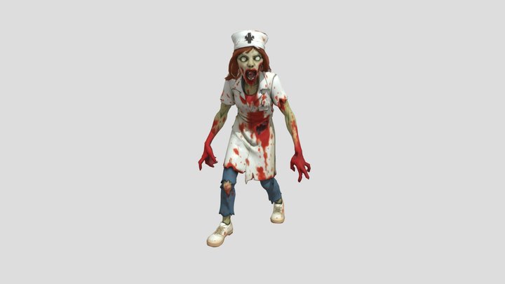 Undead Nurse 3D Model
