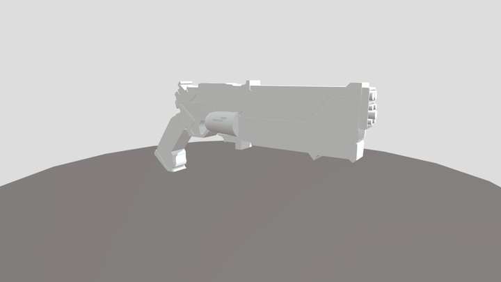 PISTOL FUTURISTIC 3D Model