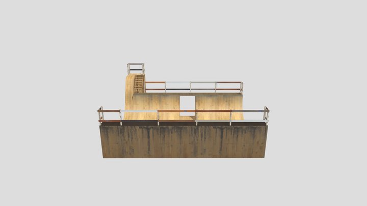 Halfpipe Uv 3D Model