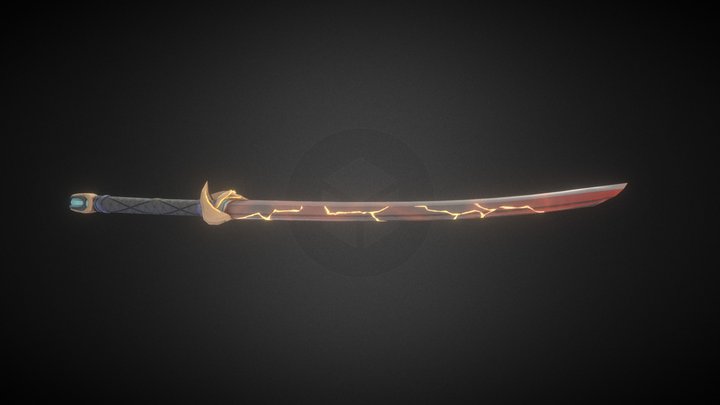 Blade's Katana 3D Model