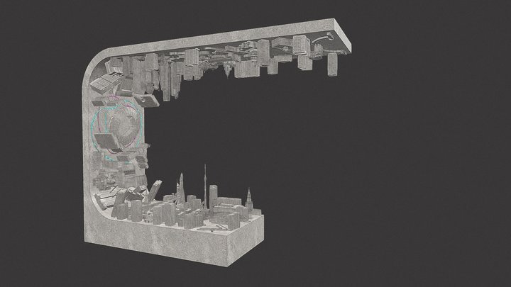 3d model Moscow 3D Model
