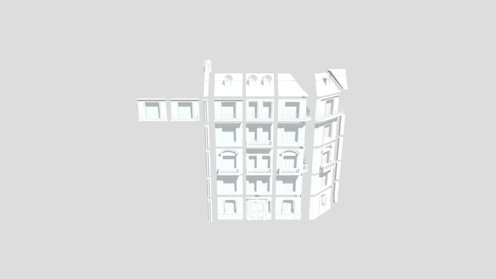 Bâtiment 2 Projet SafeLife 3D Model