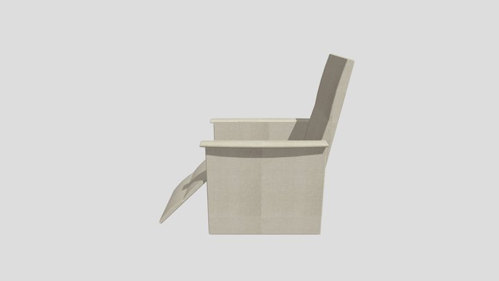 fåtölj 3D Model