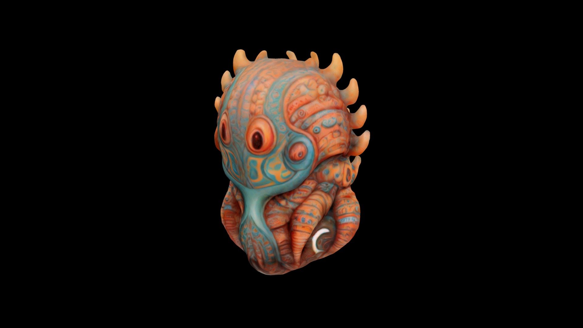 a unique and intricate octopus creature with a m - Download Free 3D ...