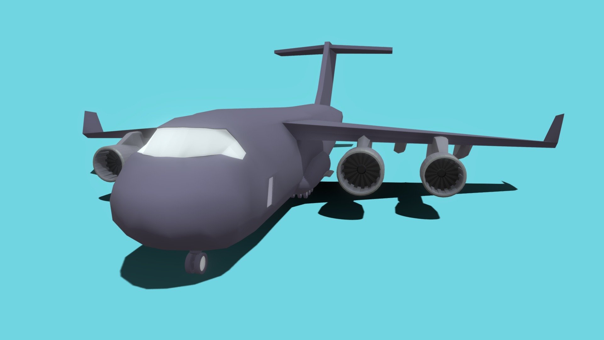 Low Poly Cargo Plane - Download Free 3D Model By Arifido._ [08c6bc7 ...