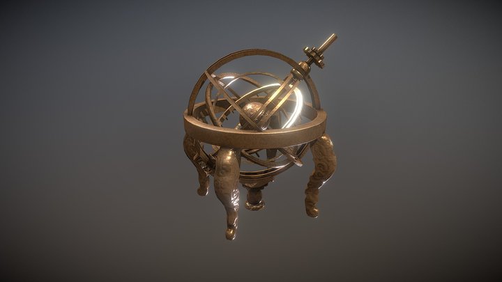 Celestial Globe 3D Model