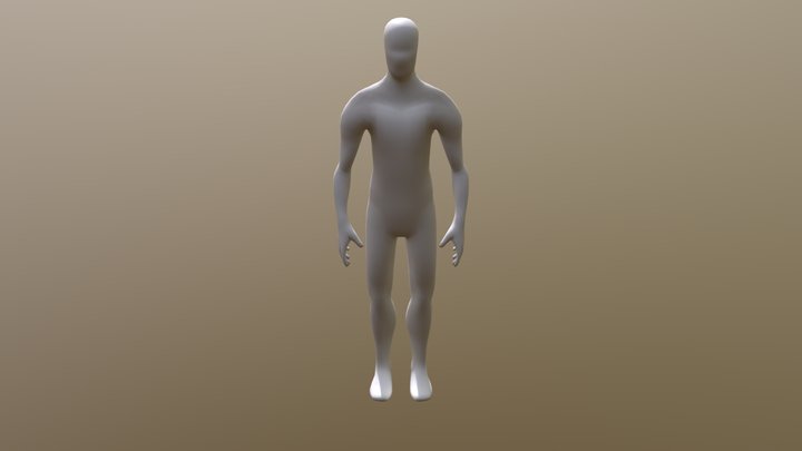 man white model 3D Model