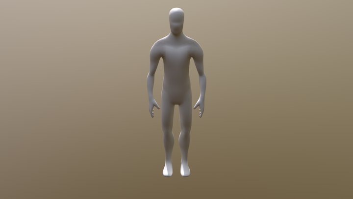 man white model 3D Model