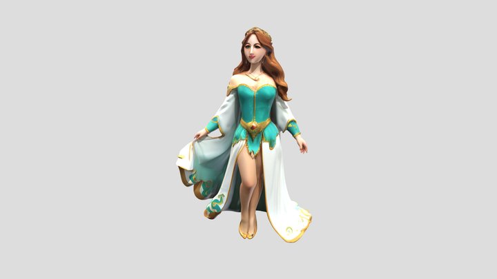 Aurelia The Enchanted Princess – Modello 3D gratuito STL