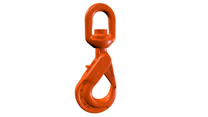 pewag WLHBW Swivel safety hook 3D Model