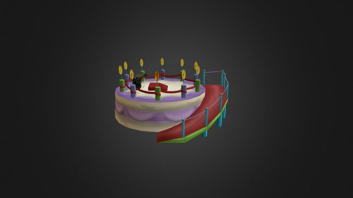 Cake Stage 3D Model