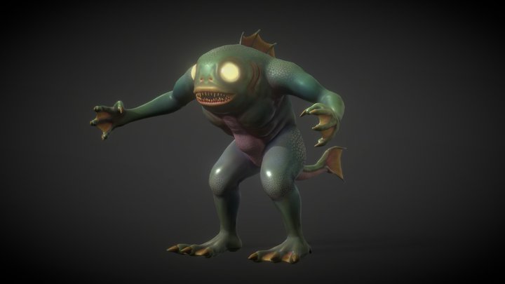 Deep One 3D Model