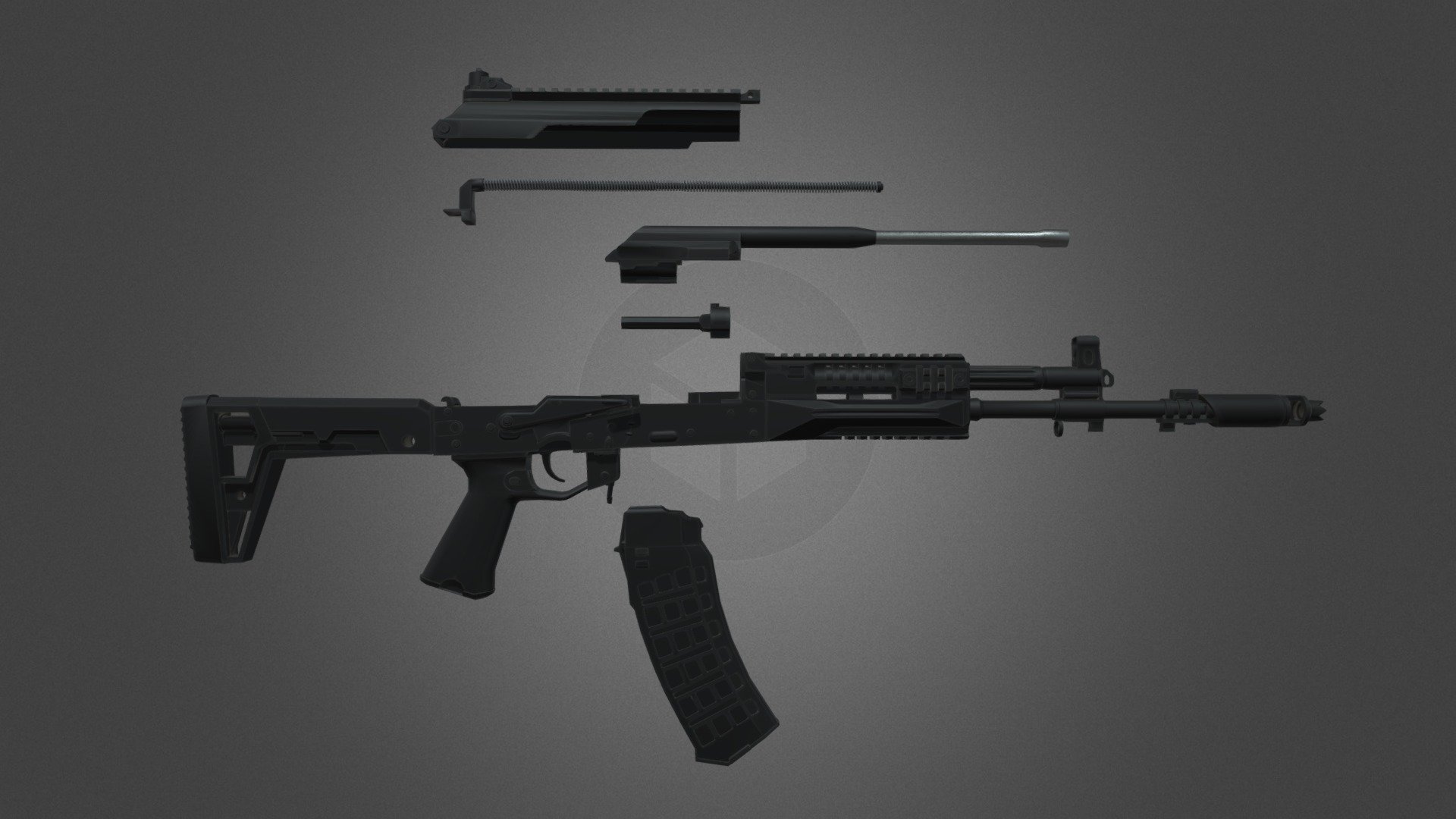AK-12 with components