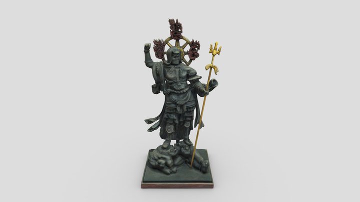 広目天［3d-scan models］ 3D Model