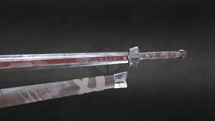 Jian Sword 3D Model