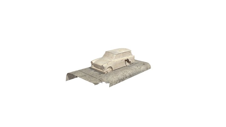 Kolodko Mihály kő Trabant 3D Model