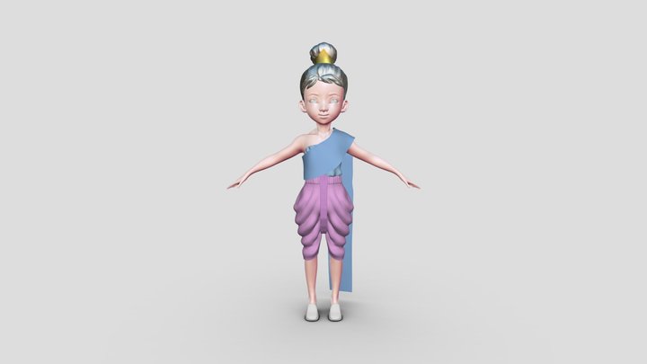 Thai Dress 3D Model
