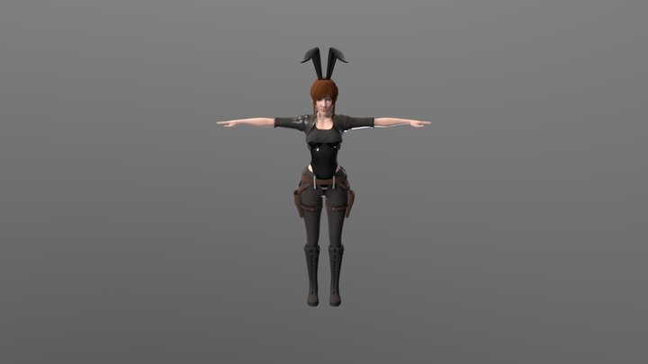 Bunny Girl 3D Model