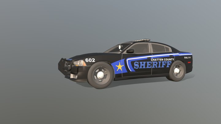 Dodge Charger Pursuit SCSO – Modello 3D gratuito STL