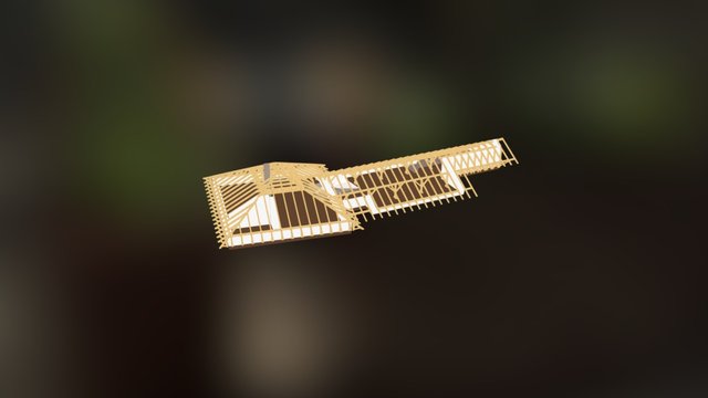 Péceli tetőszerkzete 3D Model