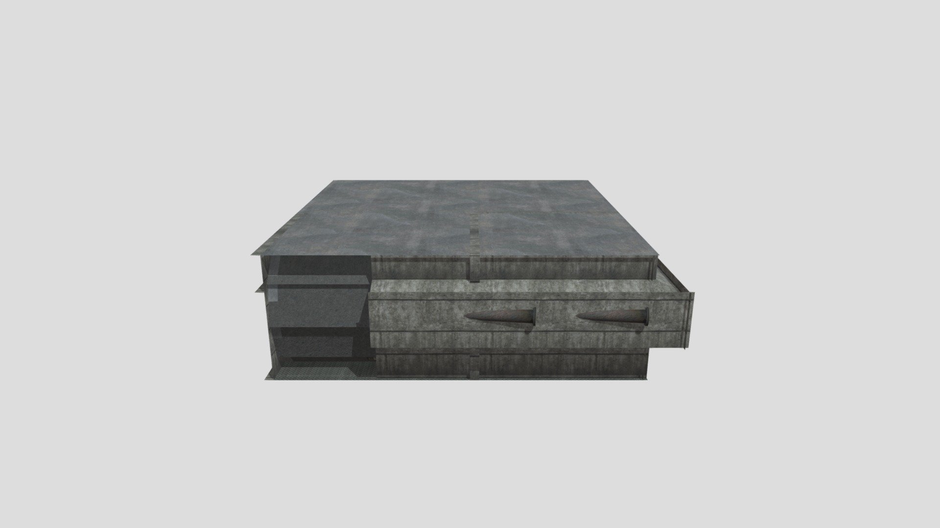 SCP:CB Rooms - Heavy Zone - Hall Bend - Download Free 3D model by ...