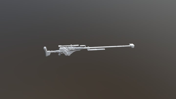 Hitsugi no Chaika. Gun 3D Model