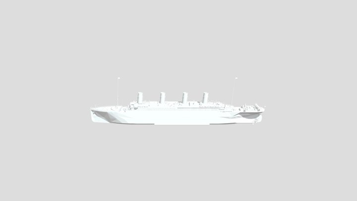 titanic 3D Model