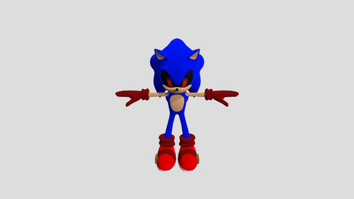 Sonic.EXE 3D Model