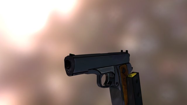 M1911 Animation 3D Model