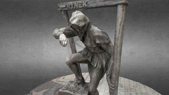Sculpture of Gwarek 3D Model