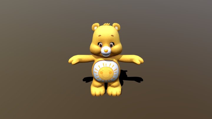 care-bears-music-band-funshine-bear 3D Model