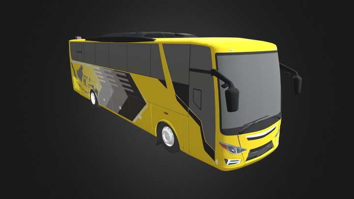 Indonesia Ecolin Bus – Modelo 3D gratuito STL