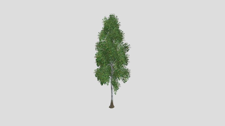 дерево из пнст 4 3D Model