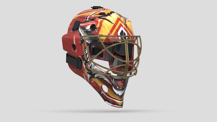 Ice Hockey Goalie mask 3D Model