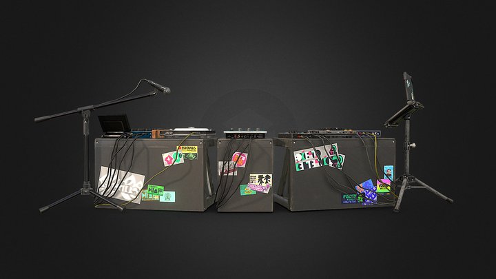 Splatoon 3 DJ Booth 3D Model