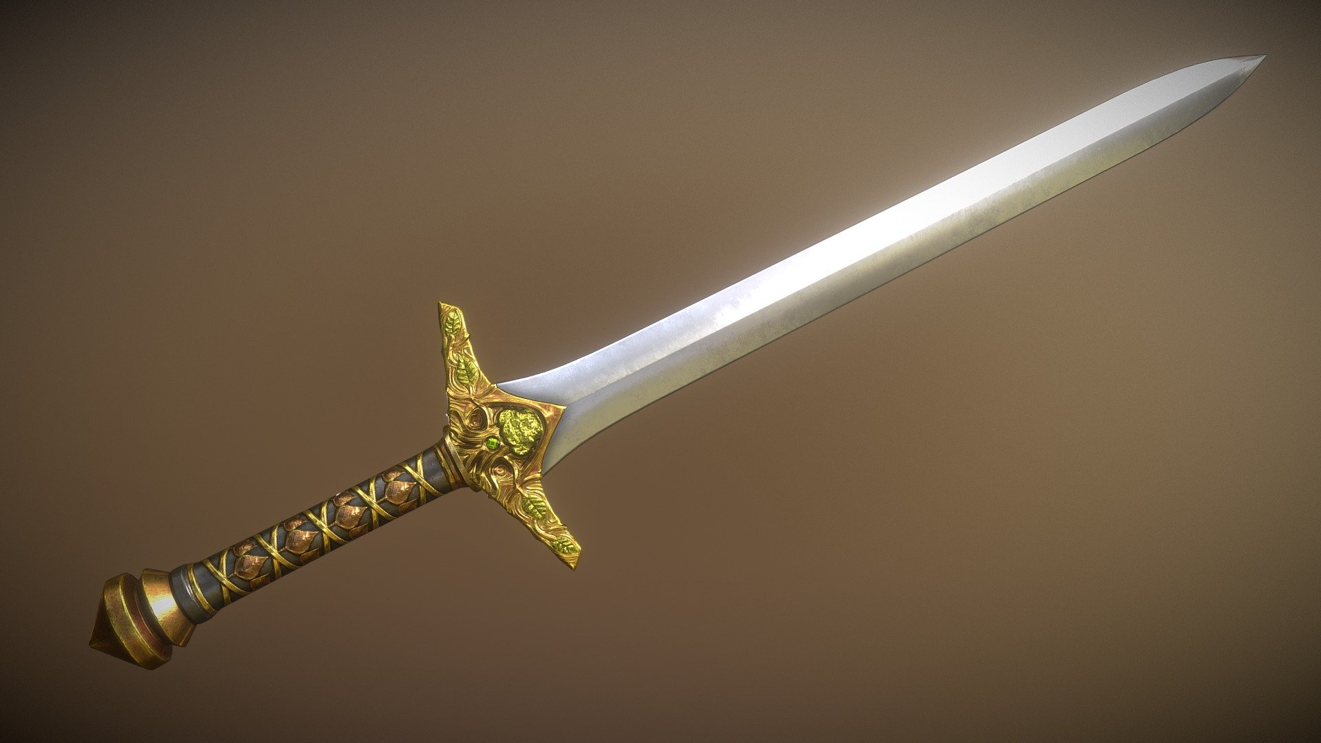 Elvish Blade - Gold - One Handed Sword