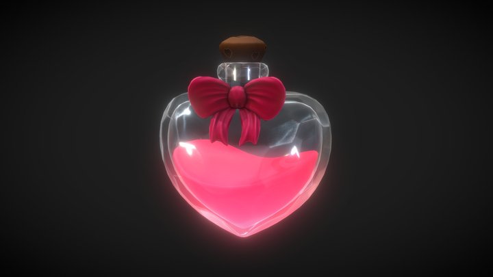 Heart Potion 3D Model
