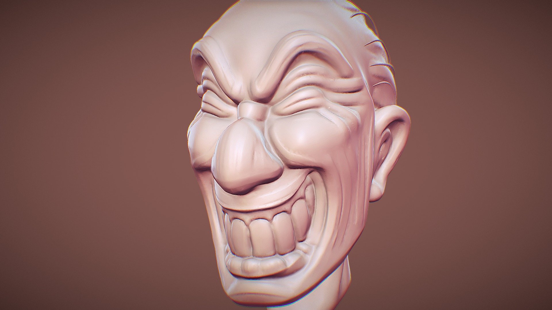 Sculpt january day #3 - Excitement - 3D model by Noss [08d83dc] - Sketchfab