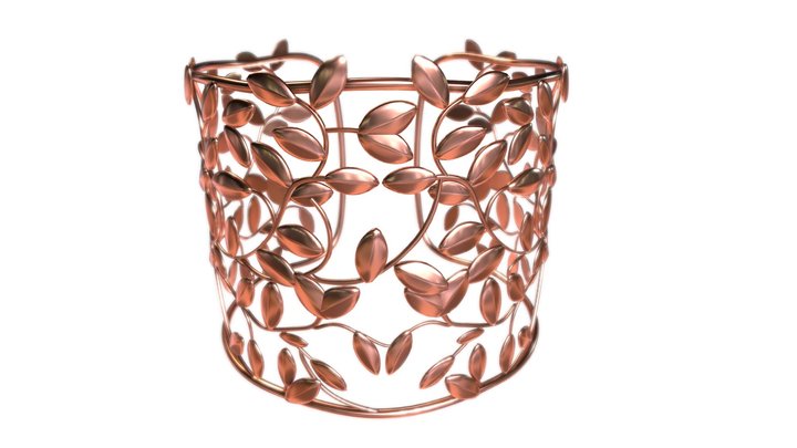 Olive_Leaf_Cuff 3D Model