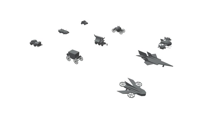 HW_XYZ_School Silhouette 3D Model