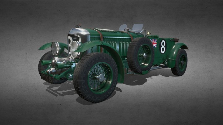 Bentley 4.5L Blower 1930 3D Model