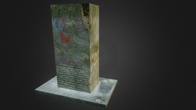 Concrete Pillar 3D Model