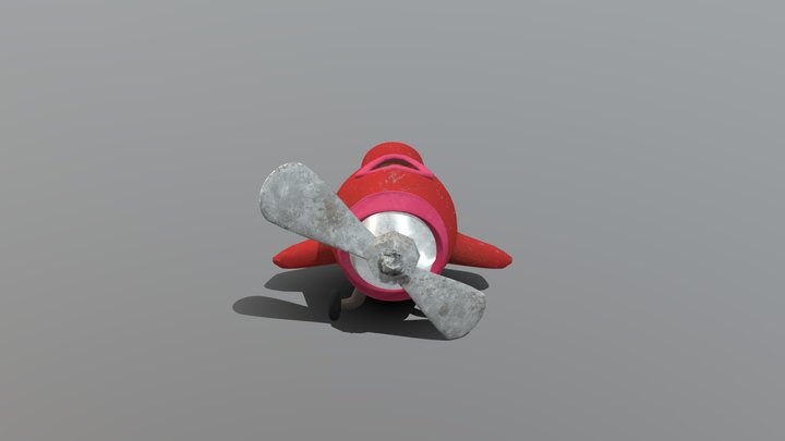 Toy Airplane 3D Model