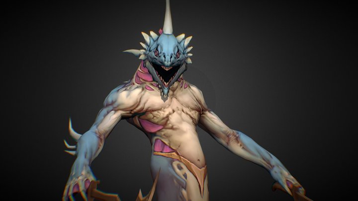 Naga Melee 3D Model