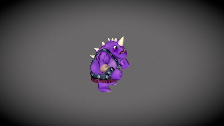 Purple Guy 3D Model
