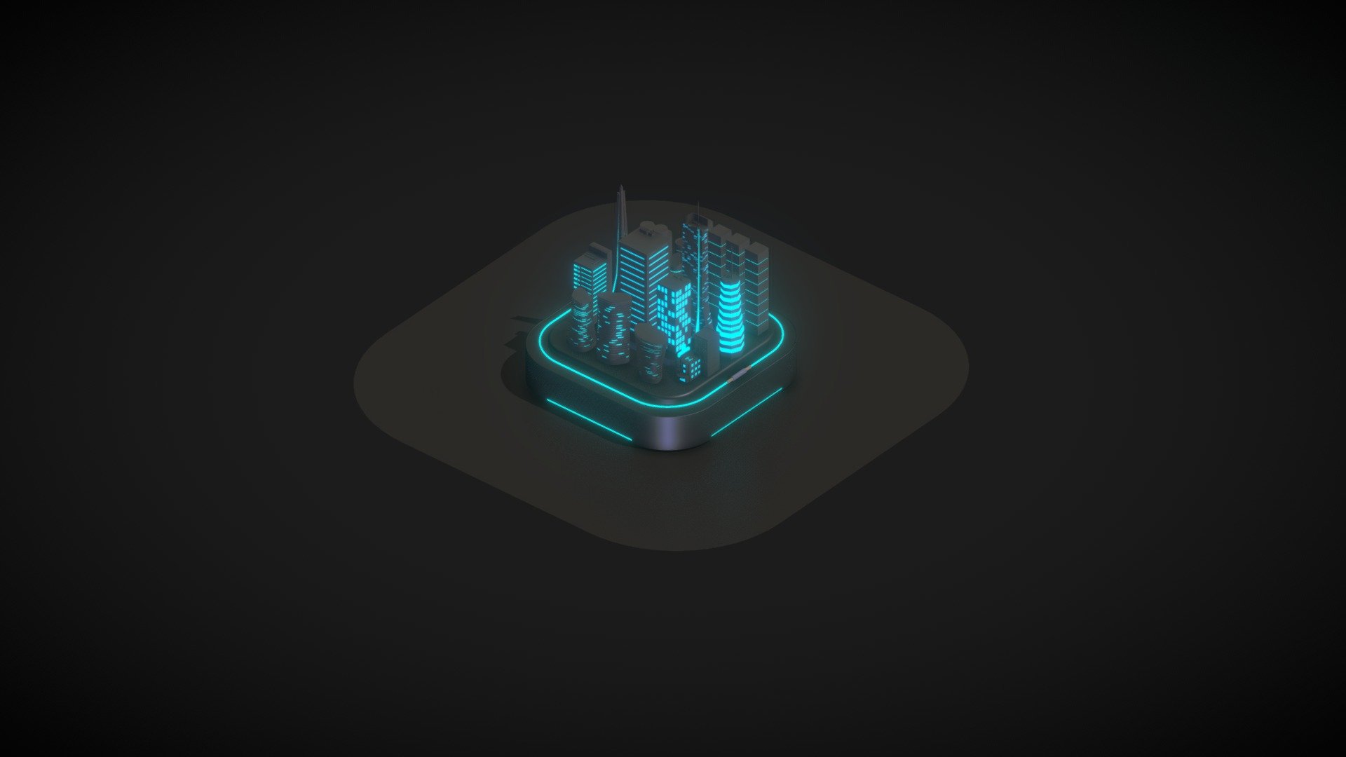 futuristic building