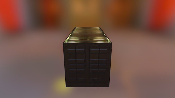 shippingcontainerBaked 3D Model