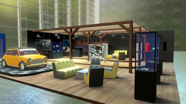 Mini_Messestand 3D Model